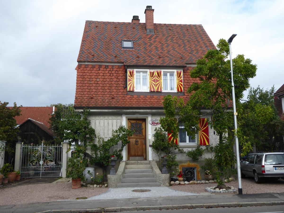 Pension Zur Rose Weil am Rhein Buitenkant foto